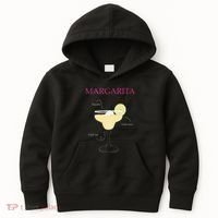 Margarita Cocktail Recipe Kids Hoodie thumb 0