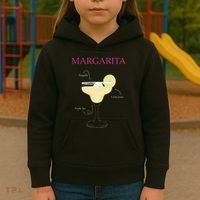Margarita Cocktail Recipe Kids Hoodie thumb 3