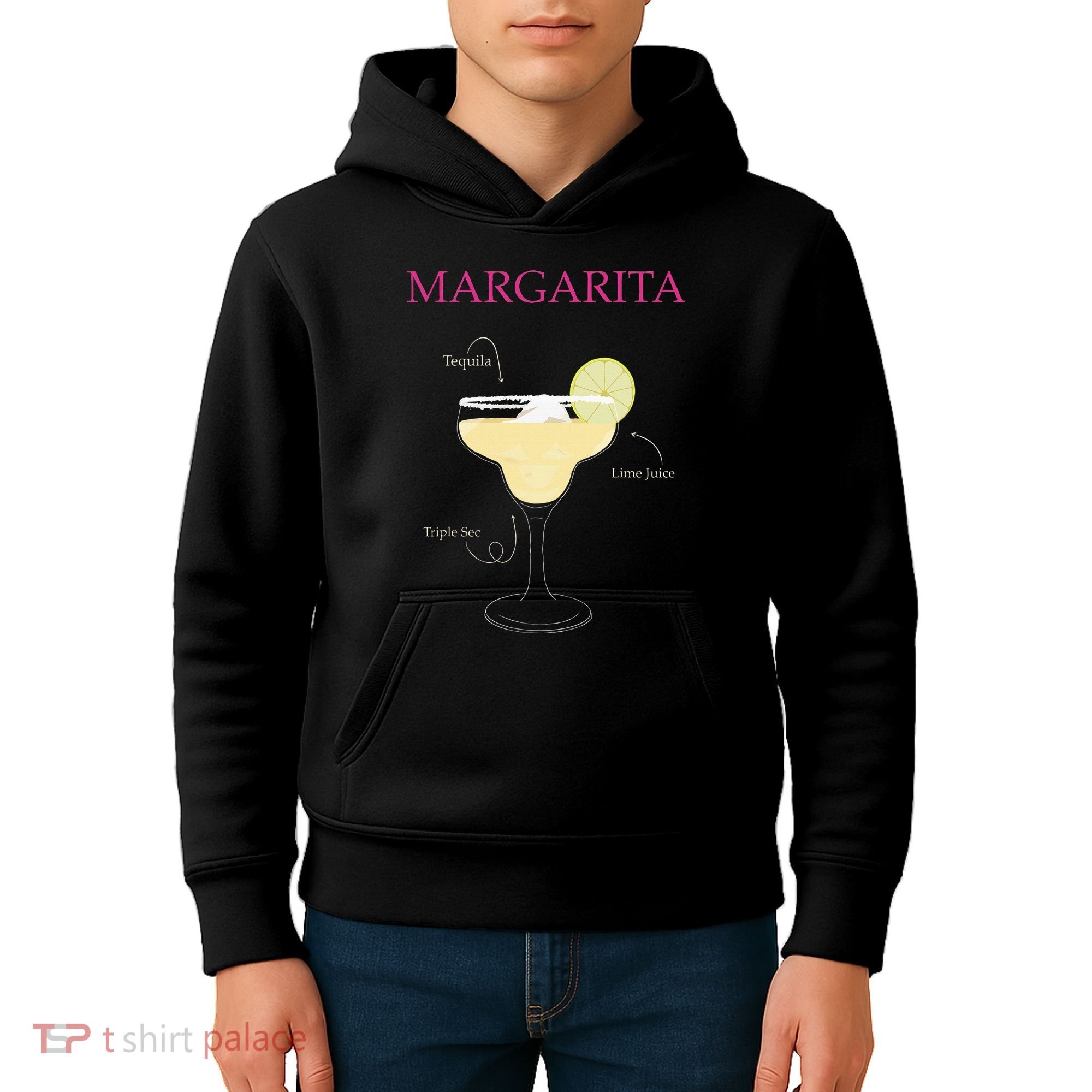 Margarita Cocktail Recipe Kids Hoodie
