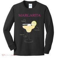 Margarita Cocktail Recipe Kids Long Sleeve Shirt thumb 0