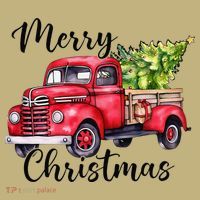 Merry Christmas Red Truck Hoodie thumb 7