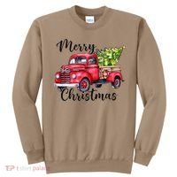 Merry Christmas Red Truck Sweatshirt thumb 0