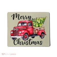 Merry Christmas Red Truck Mousepad thumb 0