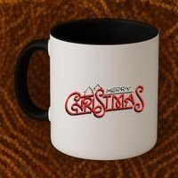 Merry Christmas Retro Coffee Mug thumb 2