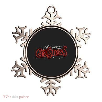 Merry Christmas Retro Ornament