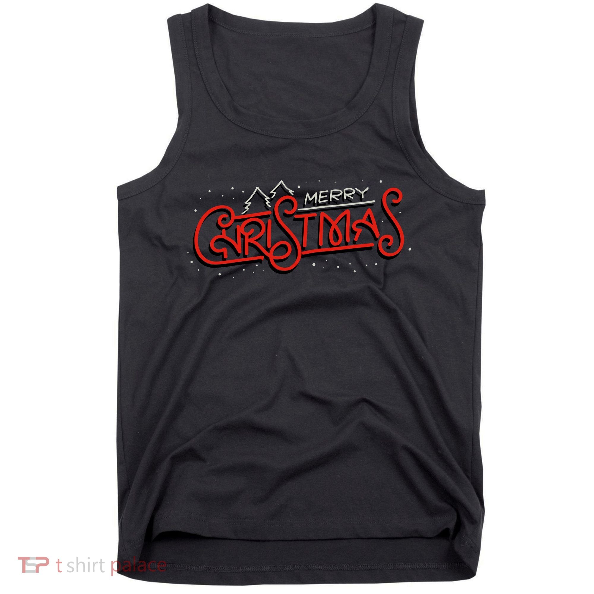 Merry Christmas Retro Tank Top