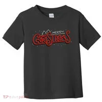 Merry Christmas Retro Toddler T-Shirt thumb 0
