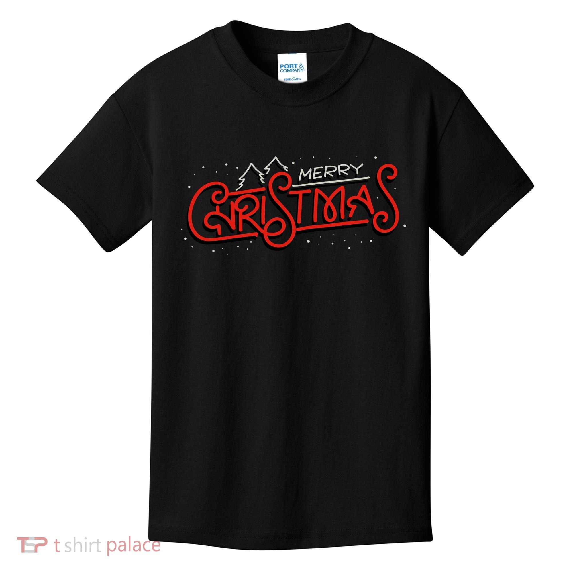 Merry Christmas Retro Kids T-Shirt