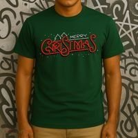 Merry Christmas Retro T-Shirt thumb 3