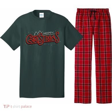 Merry Christmas Retro Pajama Set