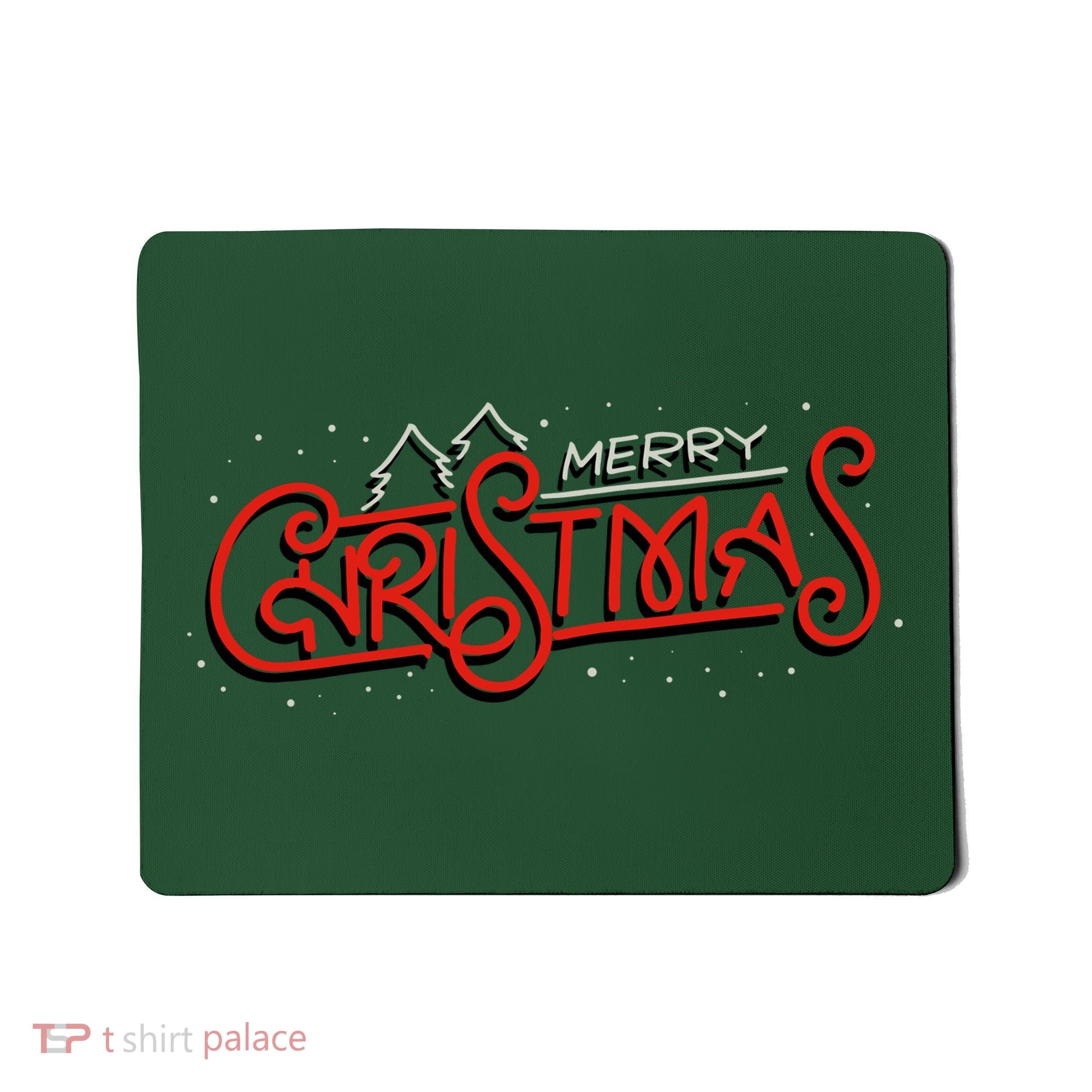 Merry Christmas Retro Mousepad
