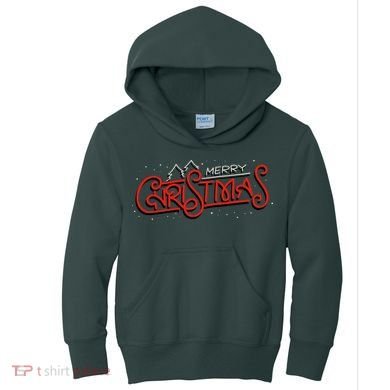 Merry Christmas Retro Kids Hoodie