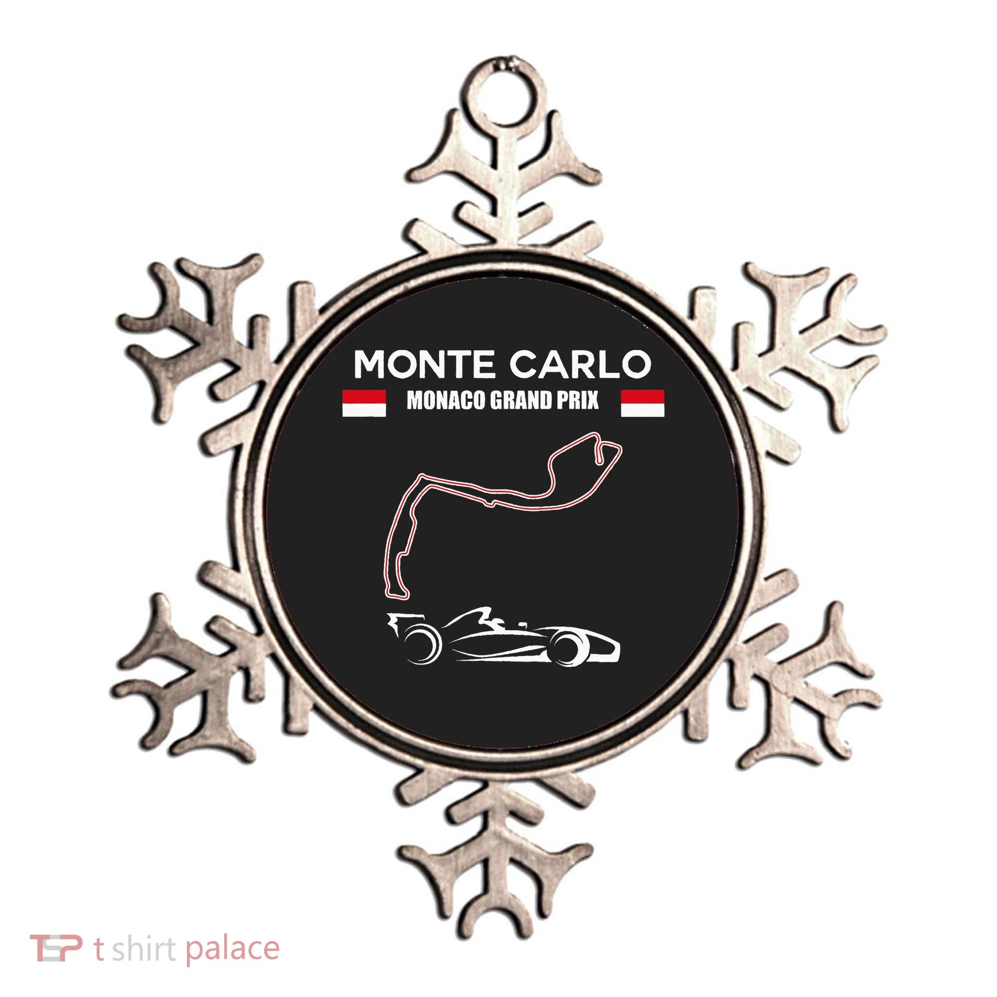 Monte Carlo Race Track Formula Racing Car Monaco Main Price Ornament