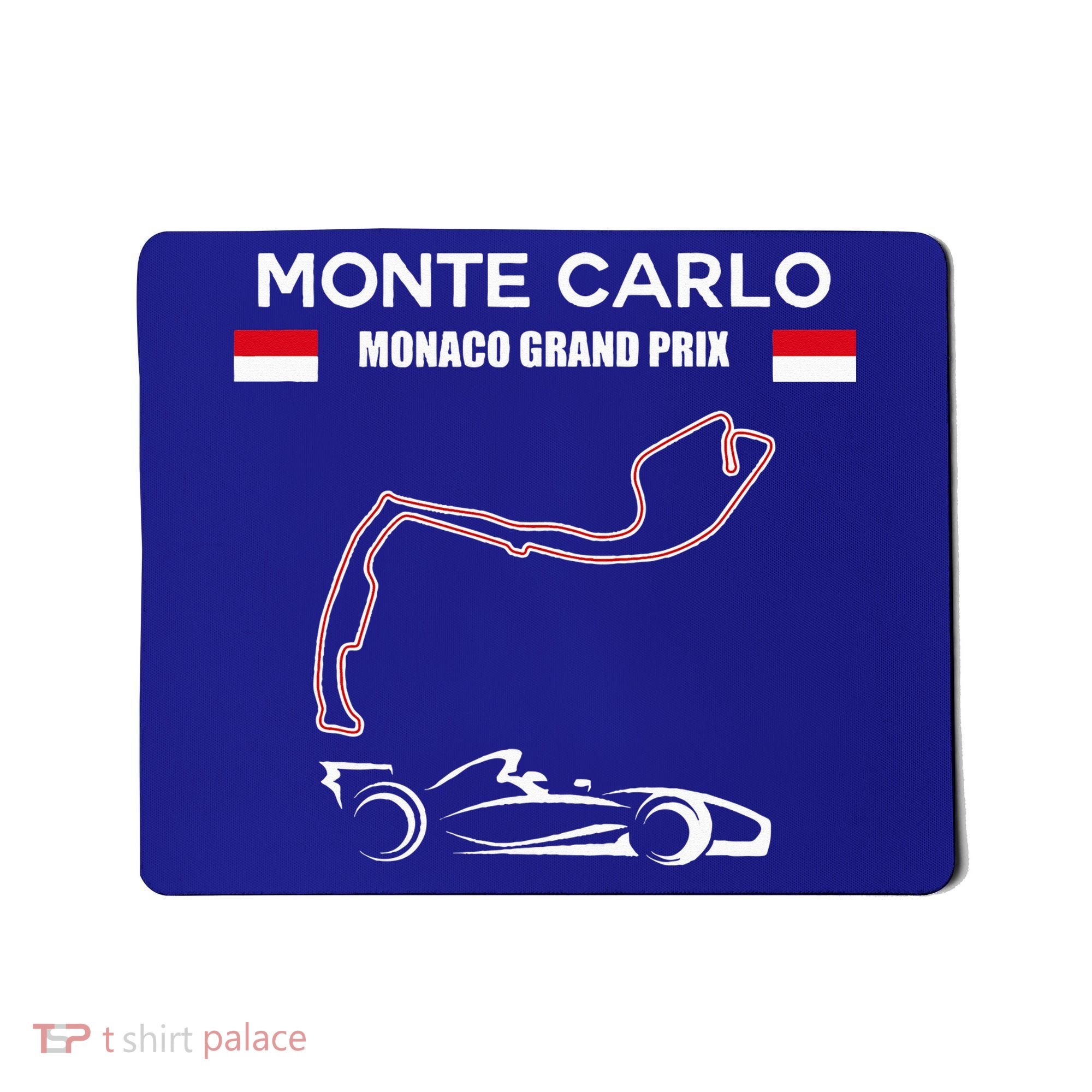 Monte Carlo Race Track Formula Racing Car Monaco Main Price Mousepad