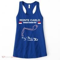 Monte Carlo Race Track Formula Racing Car Monaco Main Price Women's Tank Top thumb 0