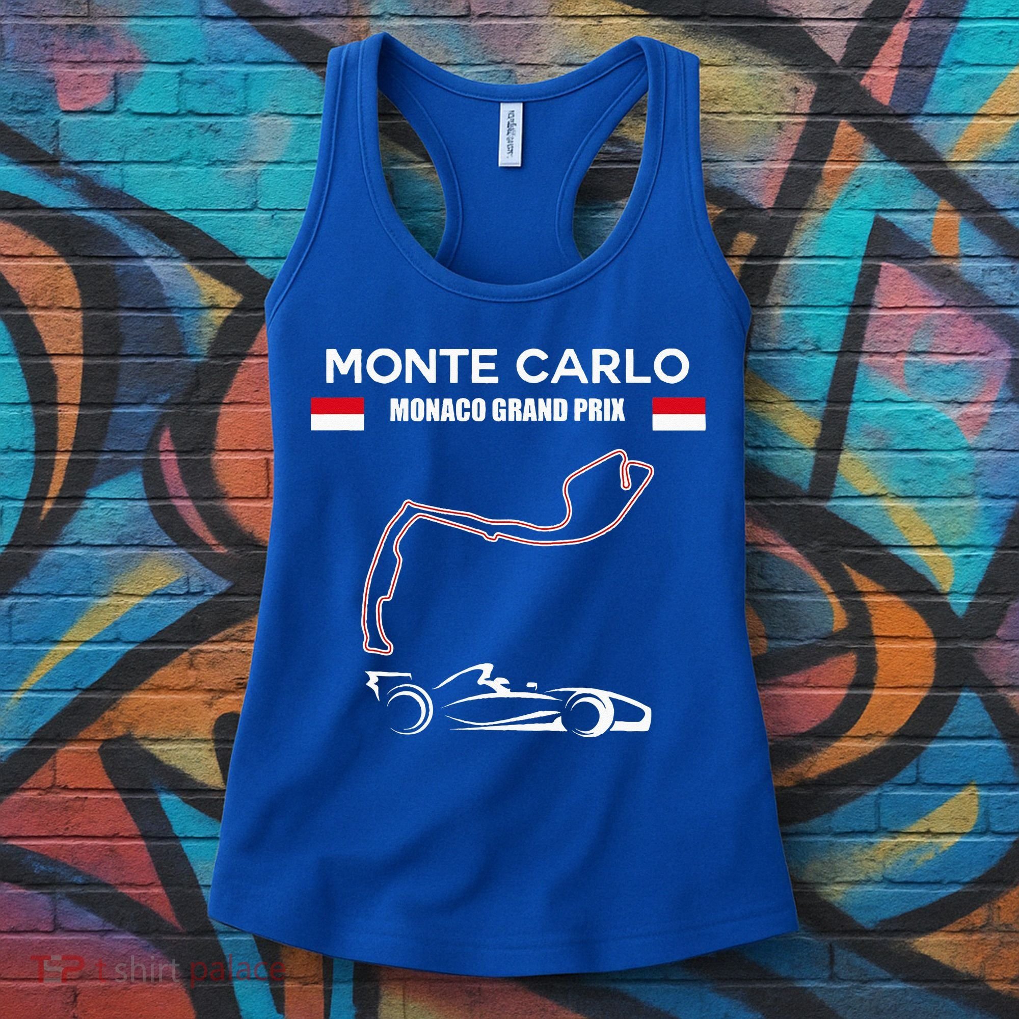 Monte Carlo Race Track Formula Racing Car Monaco Main Price Women's Tank Top