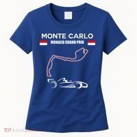 Monte Carlo Race Track Formula Racing Car Monaco Main Price Women's T-Shirt thumb 0