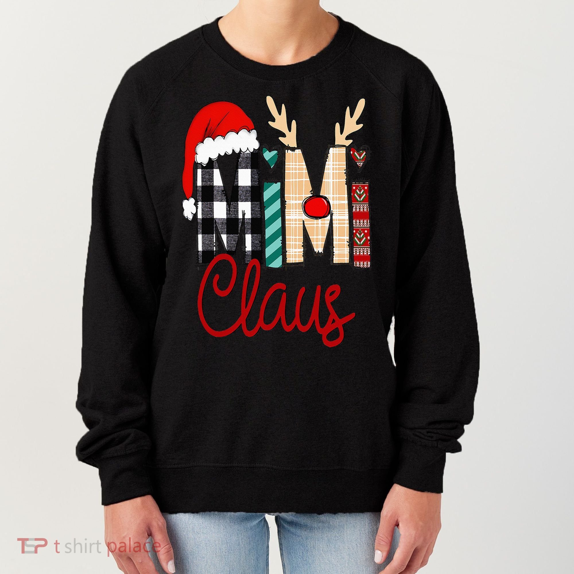 Mimi Claus Reindeer Christmas Women's Sweatshirt