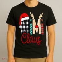 Mimi Claus Reindeer Christmas T-Shirt thumb 3