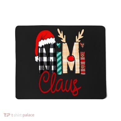 Mimi Claus Reindeer Christmas Mousepad