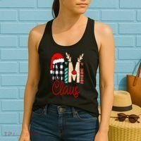 Mimi Claus Reindeer Christmas Women's Tank Top thumb 2