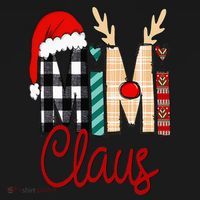 Mimi Claus Reindeer Christmas Women's Long Sleeve Shirt thumb 2