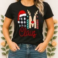 Mimi Claus Reindeer Christmas Women's T-Shirt thumb 2