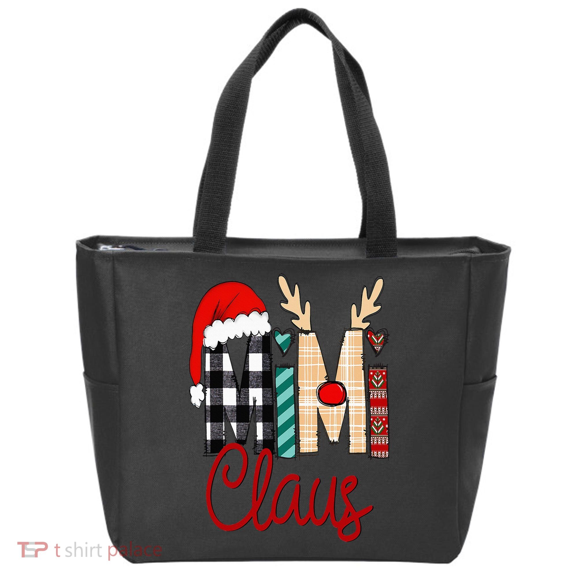 Mimi Claus Reindeer Christmas Tote Bag