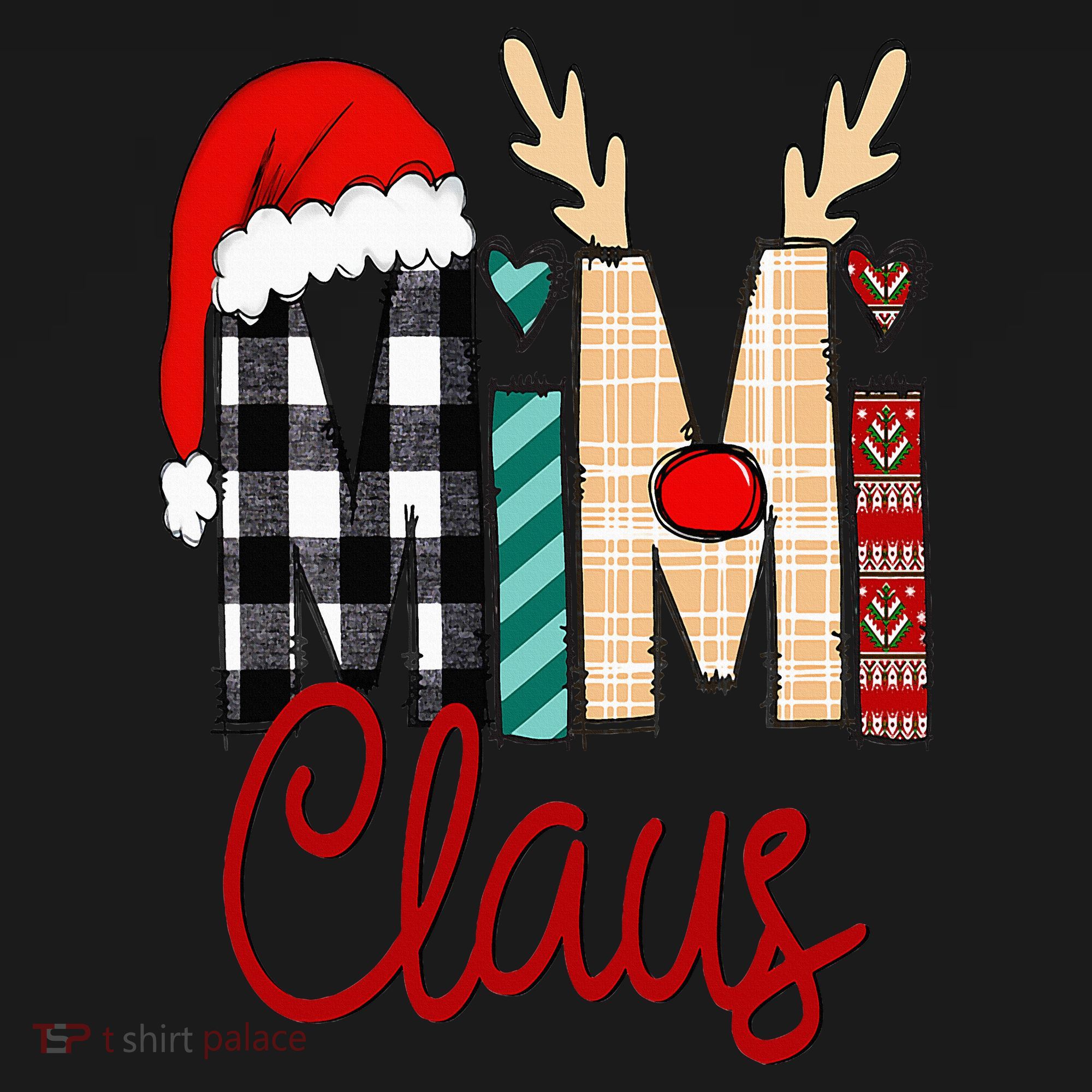 Mimi Claus Reindeer Christmas Tote Bag