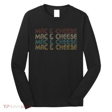 Mac & Cheese Retro Long Sleeve Shirt