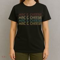 Mac & Cheese Retro T-Shirt thumb 4