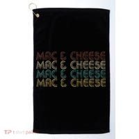 Mac & Cheese Retro Golf Towel thumb 0