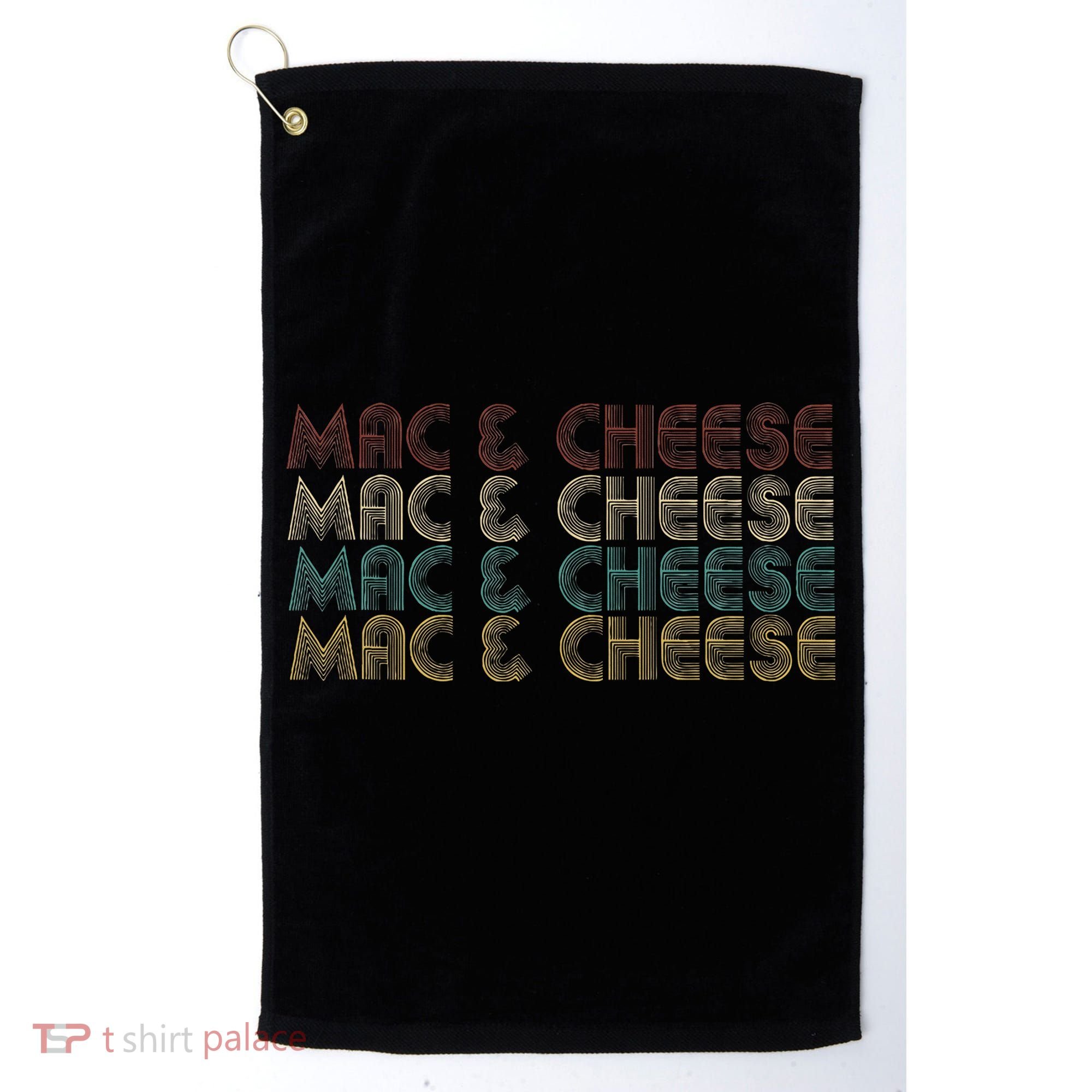 Mac & Cheese Retro Golf Towel