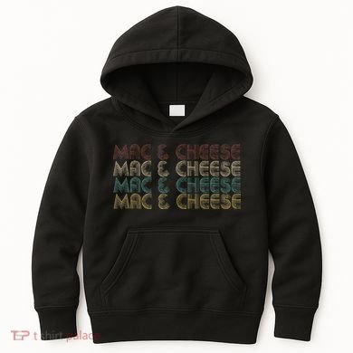 Mac & Cheese Retro Kids Hoodie