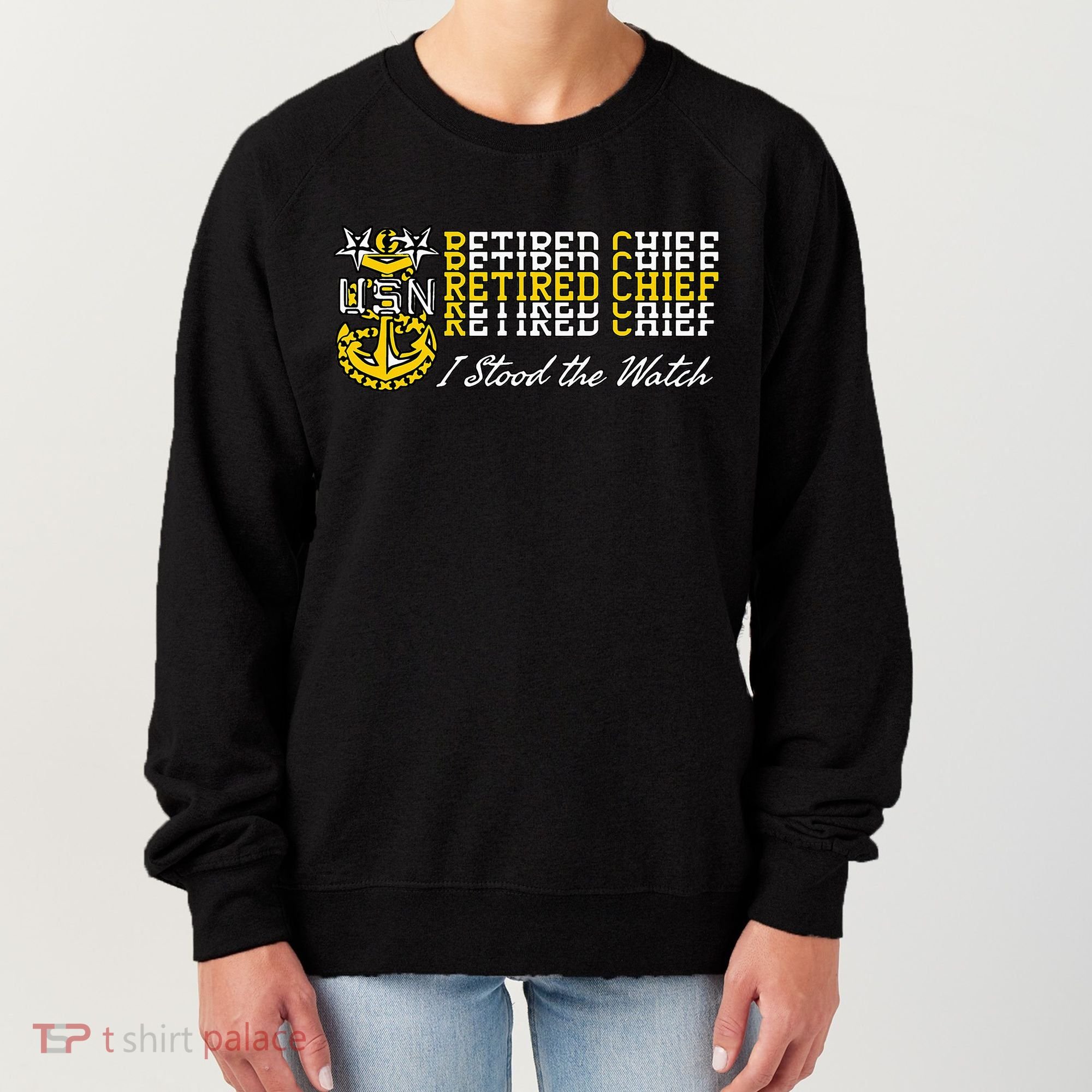 Master Chief Retired I Stood The Watch Women's Sweatshirt