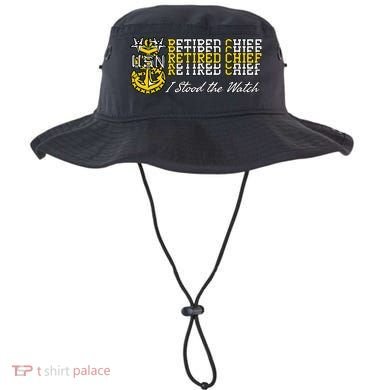 Master Chief Retired I Stood The Watch Bucket Hat