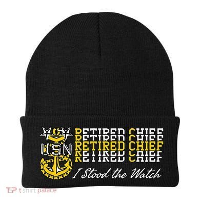 Master Chief Retired I Stood The Watch Beanie