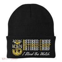 Master Chief Retired I Stood The Watch Beanie thumb 0