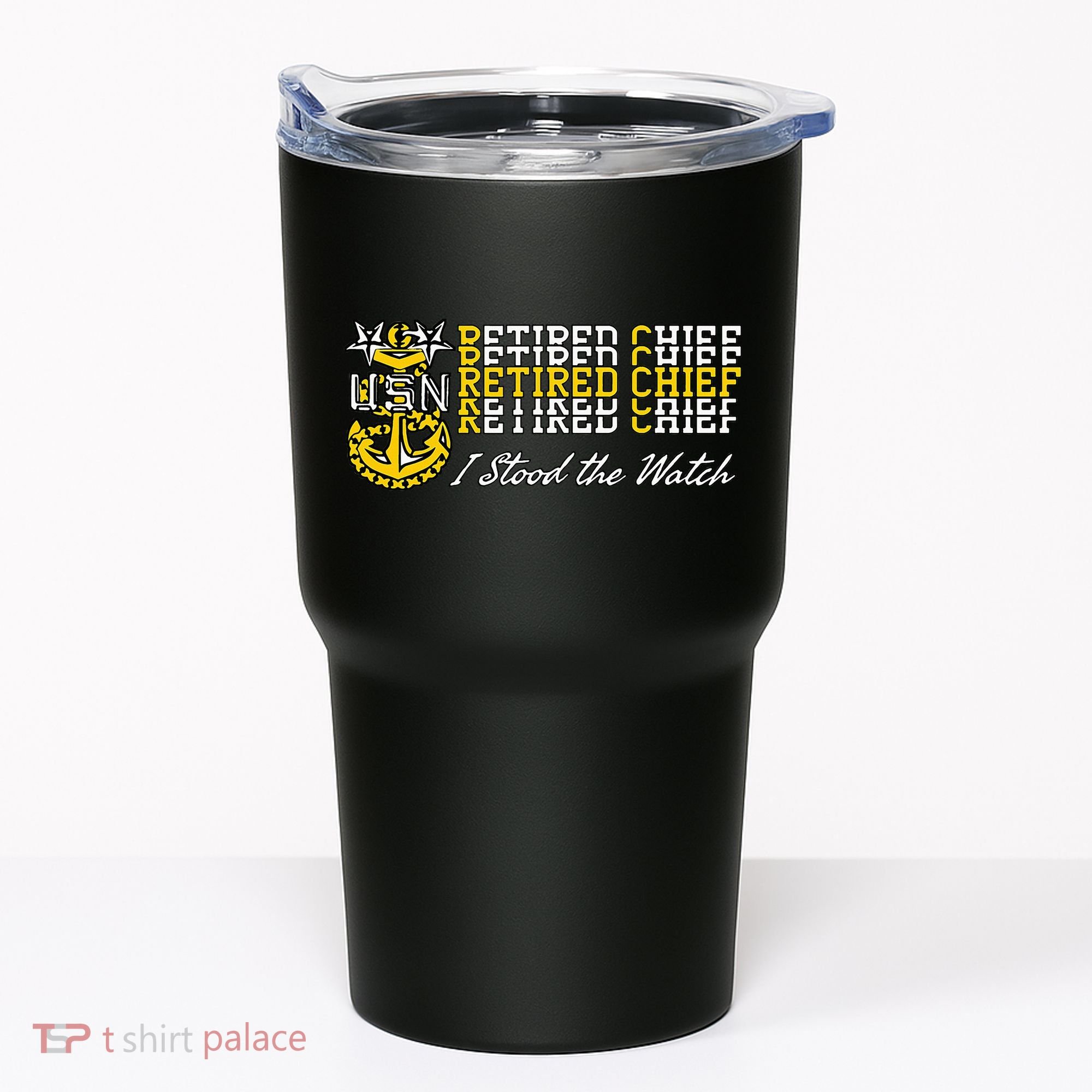 Master Chief Retired I Stood The Watch Tumbler