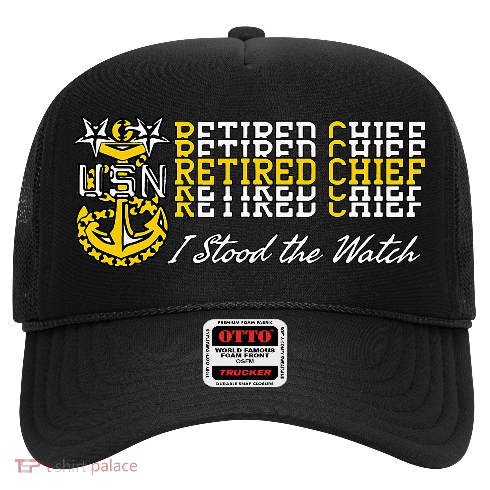 Master Chief Retired I Stood The Watch Hat