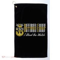 Master Chief Retired I Stood The Watch Golf Towel thumb 0