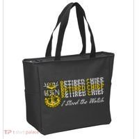Master Chief Retired I Stood The Watch Tote Bag thumb 2