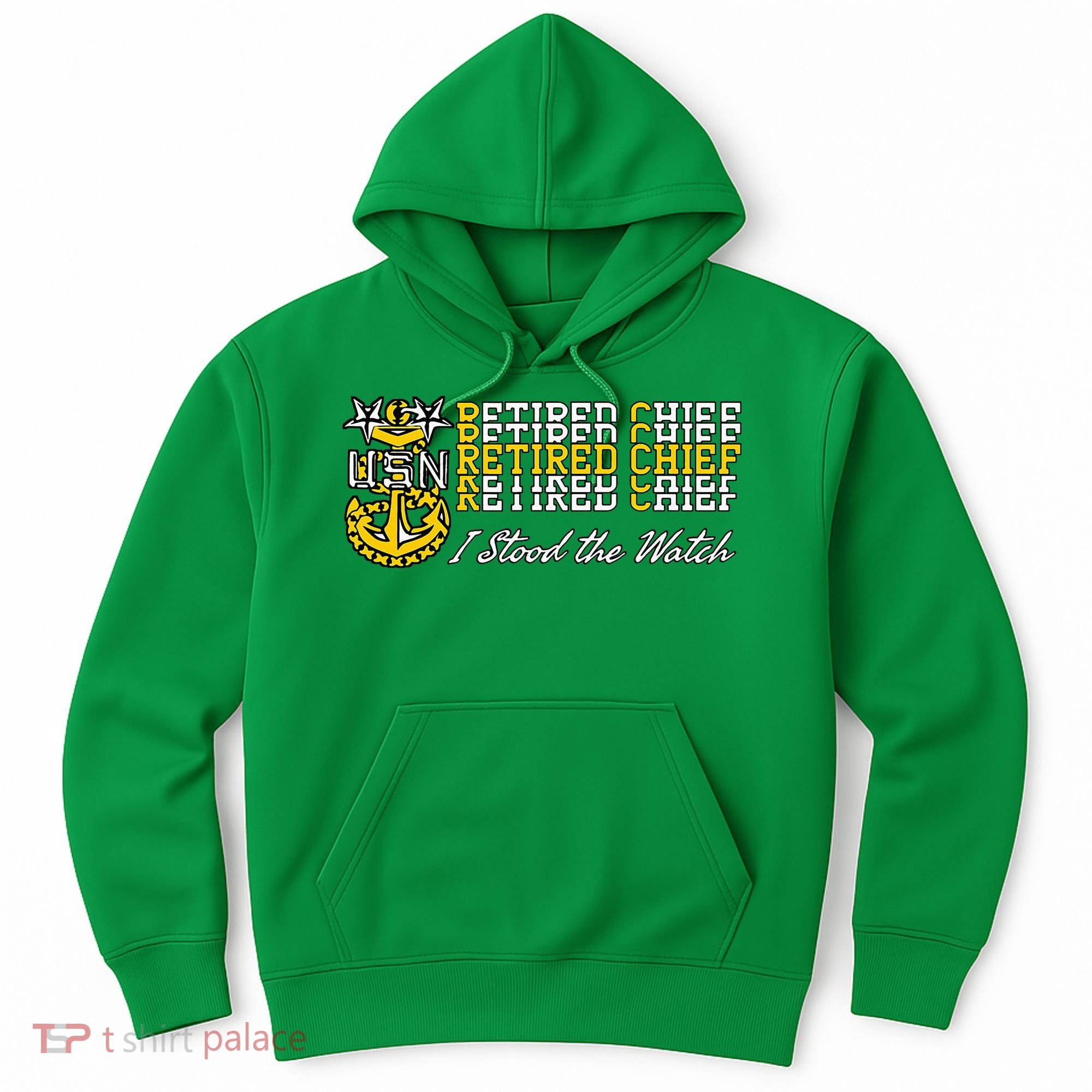 Master Chief Retired I Stood The Watch Hoodie