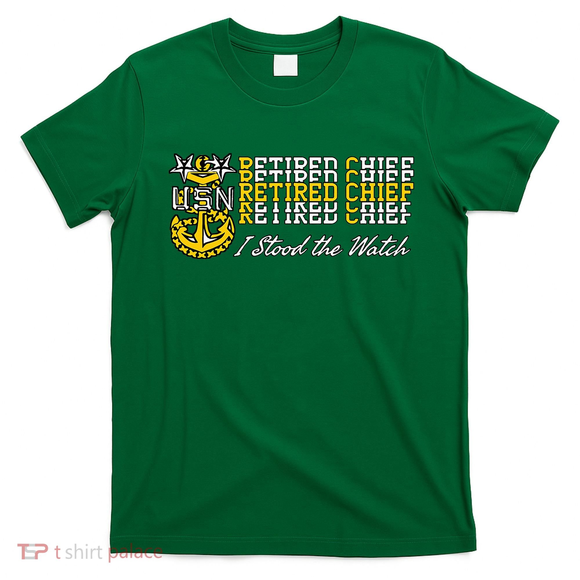 Master Chief Retired I Stood The Watch T-Shirt