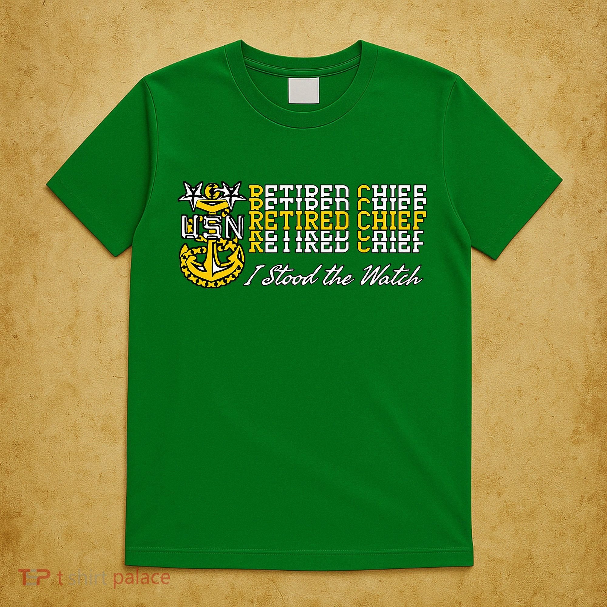 Master Chief Retired I Stood The Watch T-Shirt