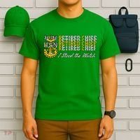 Master Chief Retired I Stood The Watch T-Shirt thumb 6