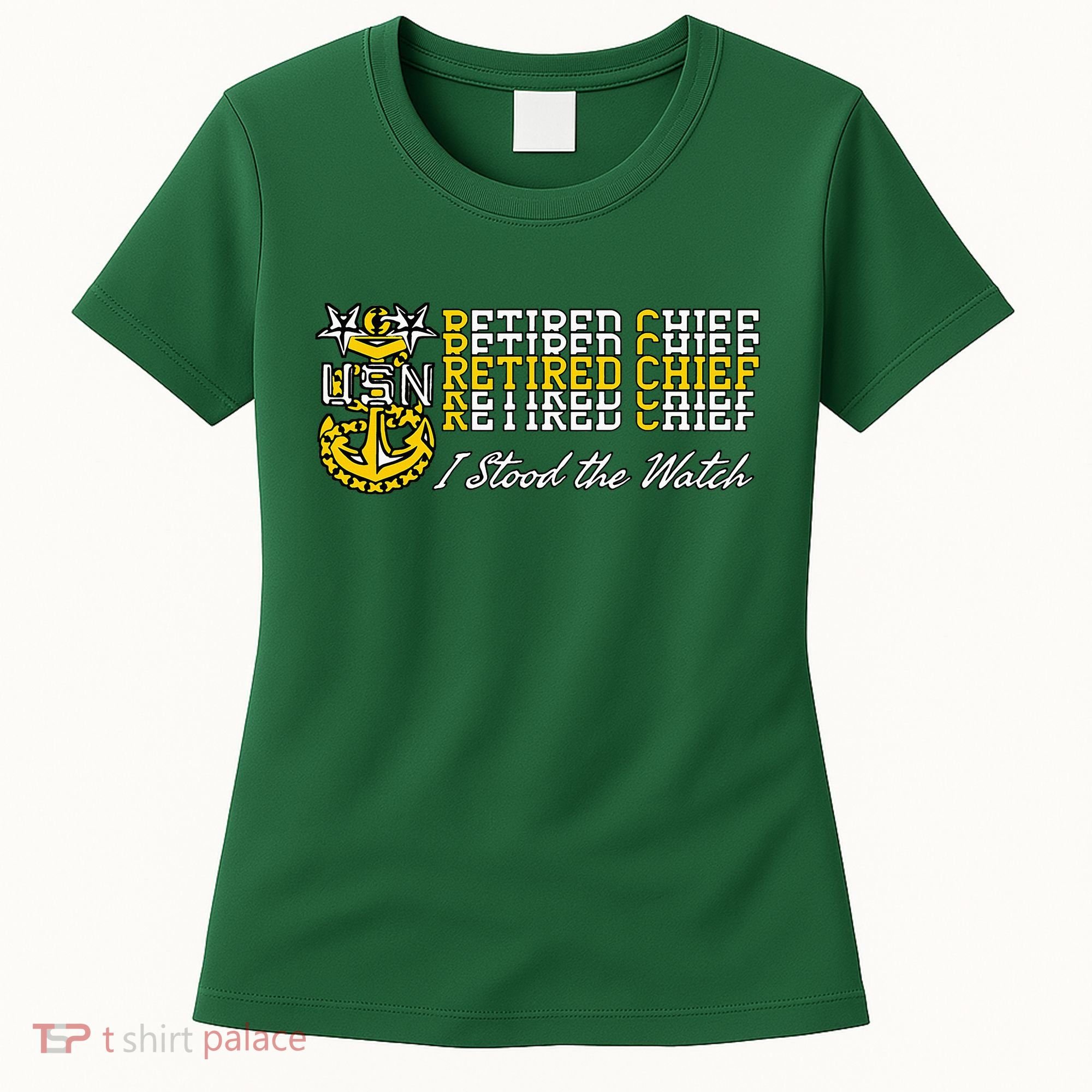 Master Chief Retired I Stood The Watch Women's T-Shirt