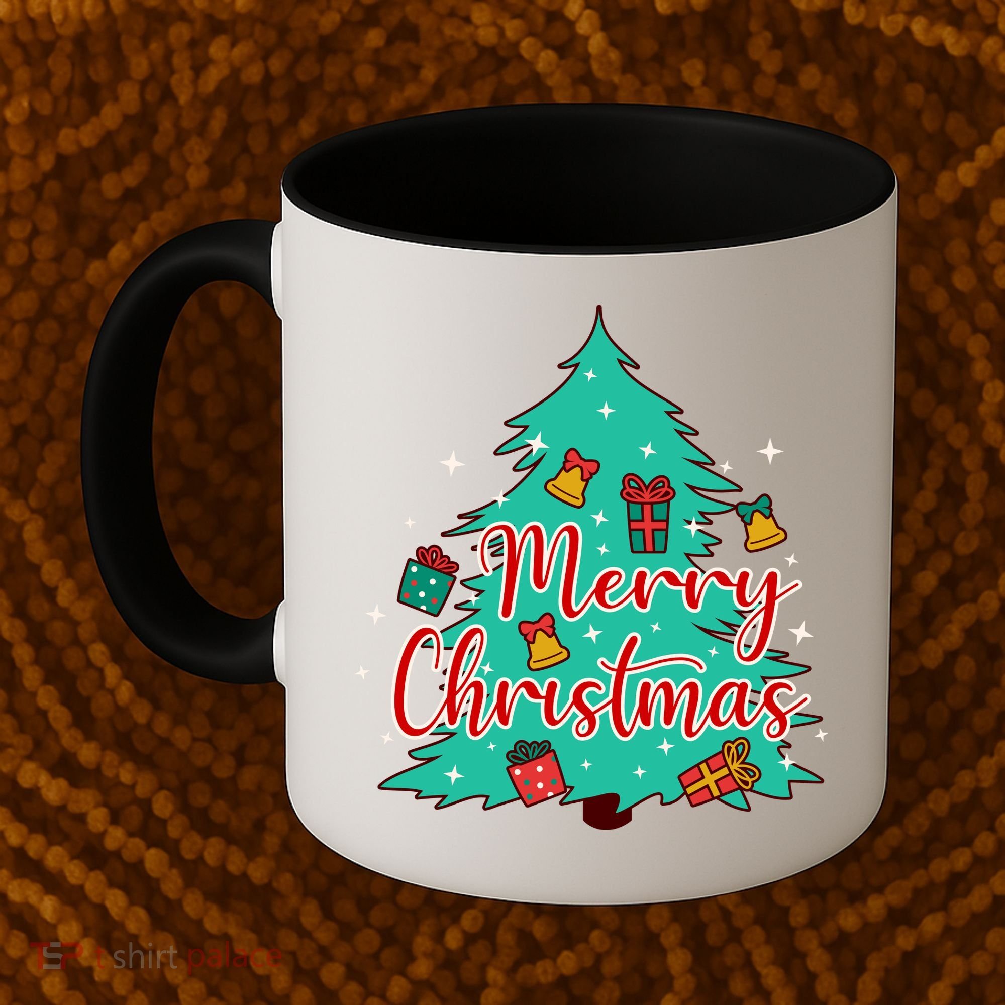 Merry Christmas Retro Christmas Tree Santa Claus Xmas Goodies Groovy Plus Size Coffee Mug