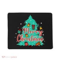 Merry Christmas Retro Christmas Tree Santa Claus Xmas Goodies Groovy Plus Size Mousepad thumb 0