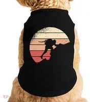 Mountain Climber Retro Sunset Doggie Tank thumb 0